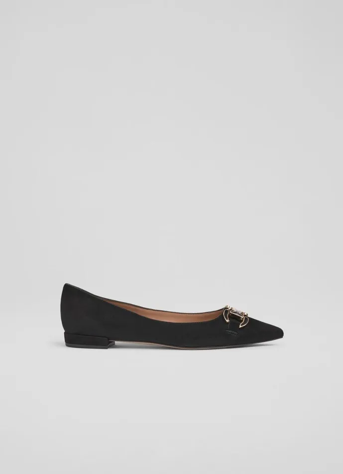 LKBennett Flats Women Natalya Black Snaffle Flats