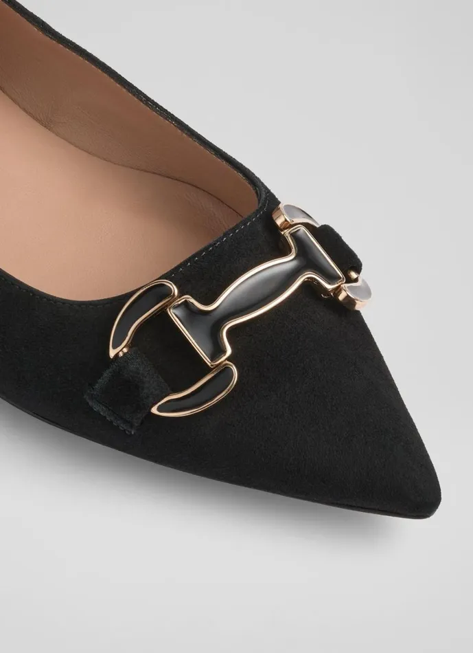 LKBennett Flats Women Natalya Black Snaffle Flats LKBennett Flats Women Natalya Black Snaffle Flats