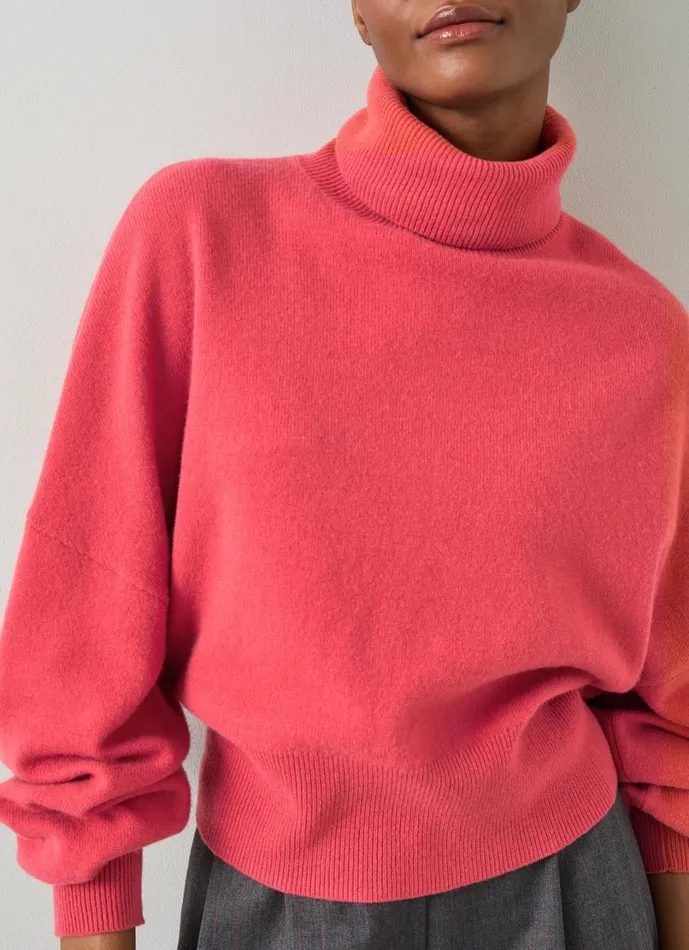 LKBennett Knitwear Women Isla Firebrick Cocoon Jumper LKBennett Knitwear Women Isla Firebrick Cocoon Jumper