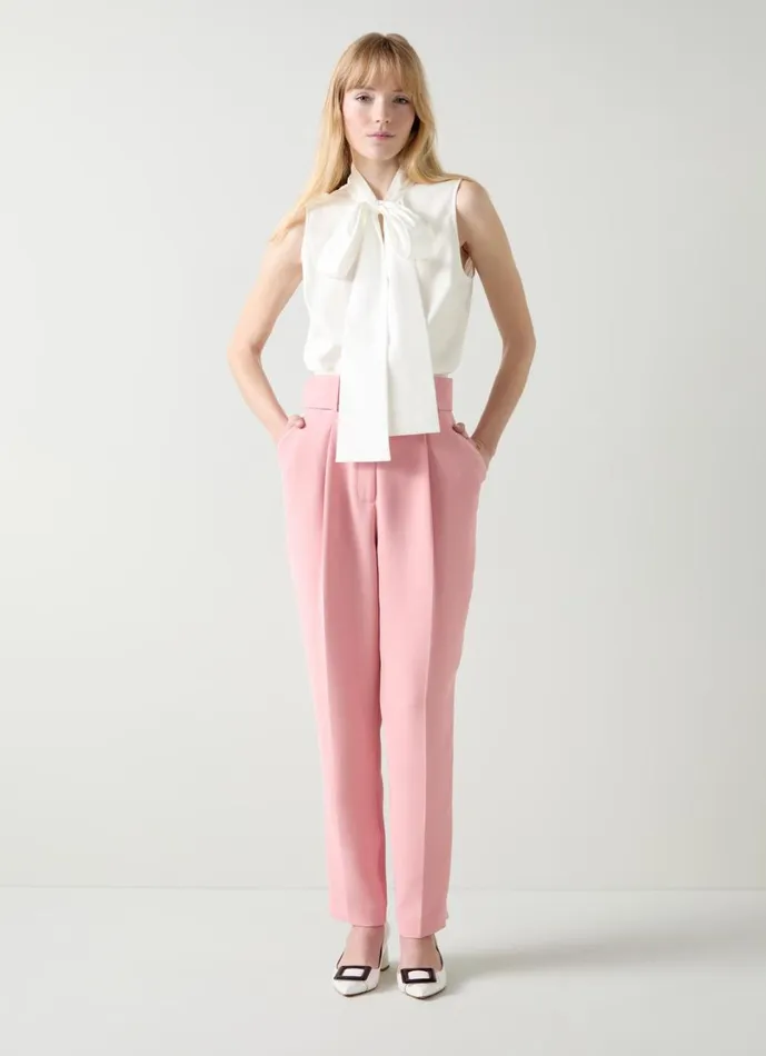 LKBennett Tops Women Florian White Organic Cotton Blouse