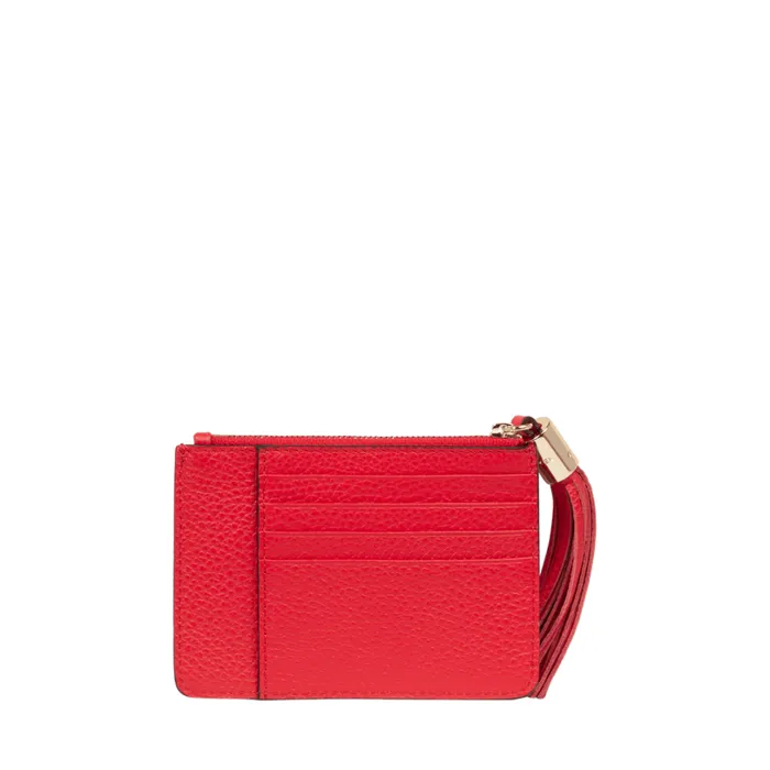 L Zip Card Holder Kiss Red Women Lancel Wallet L Zip Card Holder Kiss Red Women Lancel Wallet
