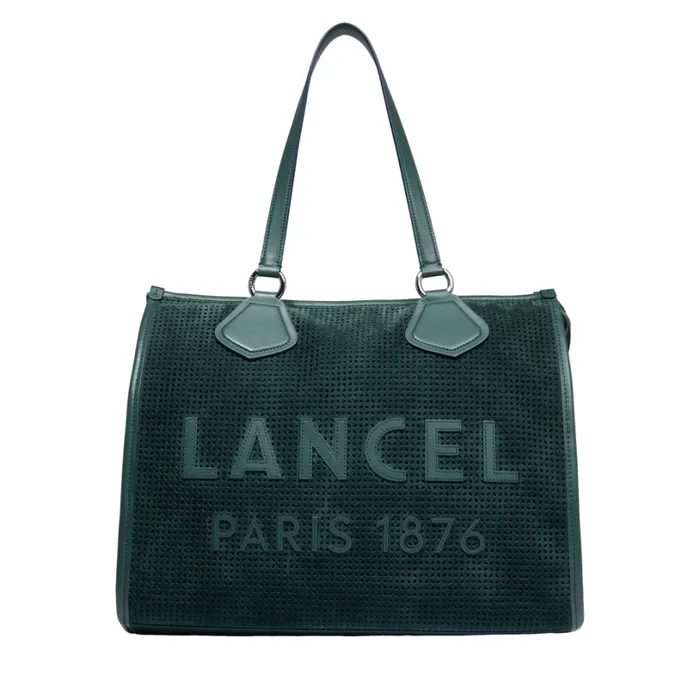 L Zip Tote Imperial Green Women Lancel Tote Bags