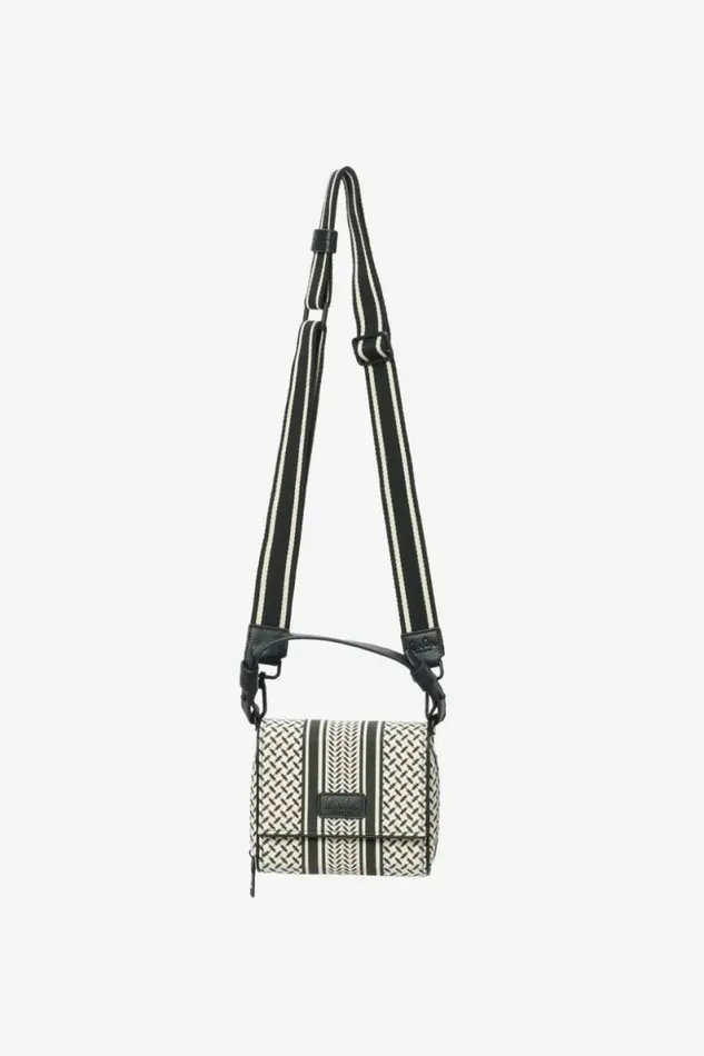 Lala Berlin Bags Crossbody Migrid Canvas Heritage Stripe Black 8211 Women
