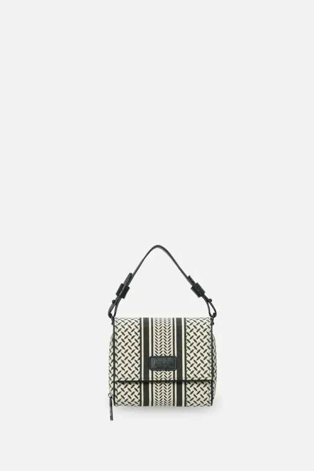 Lala Berlin Bags Crossbody Migrid Canvas Heritage Stripe Black 8211 Women