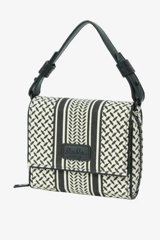 Lala Berlin Bags Crossbody Migrid Canvas Heritage Stripe Black 8211 Women