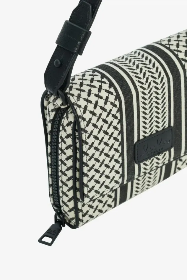 Lala Berlin Bags Crossbody Migrid Canvas Heritage Stripe Black 8211 Women