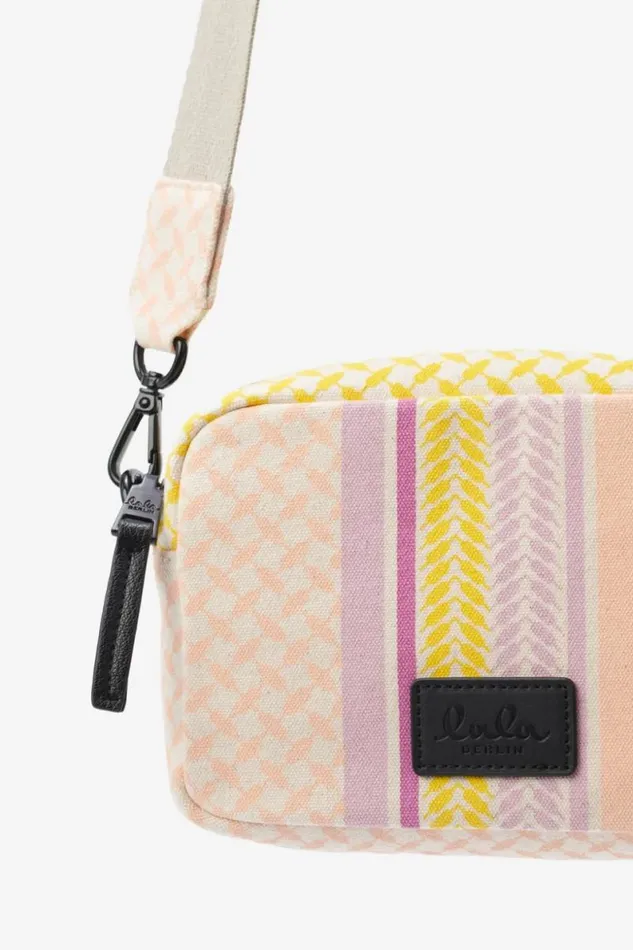 Lala Berlin Bags Crossbody Milly Canvas Heritage Stripe Yellow 8211 Women