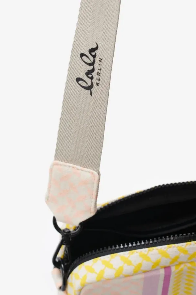 Lala Berlin Bags Crossbody Milly Canvas Heritage Stripe Yellow 8211 Women