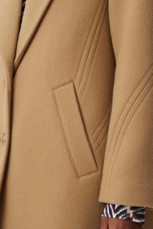 Lala Berlin Coats and Jackets Coat Orely Wool Mix Toffee 8211 Women