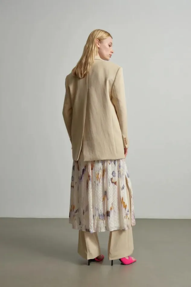 Lala Berlin Coats and Jackets Jacket Janet Viscose Mix Sesame 8211 Women
