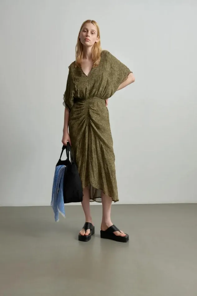 Lala Berlin Dresses Dress Dilyana Viscose Maze Garden 8211 Women