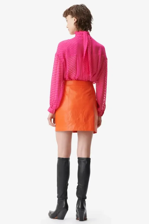 Lala Berlin Pants and Skirts Skirt Skyla Viscose Mix Paprika 8211 Women