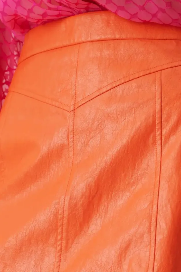 Lala Berlin Pants and Skirts Skirt Skyla Viscose Mix Paprika 8211 Women
