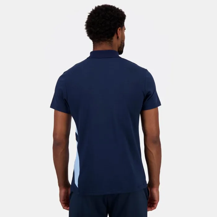 Le Coq Sportif Aviron Bayonnais Polo Shirt Dress Blues Men Polos Shirts