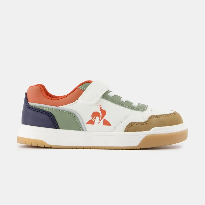 Le Coq Sportif CHAUSSURES ENFANT Shoes LCS COURT BREAKER PS Kids Optical Whiteorange Kids Kid