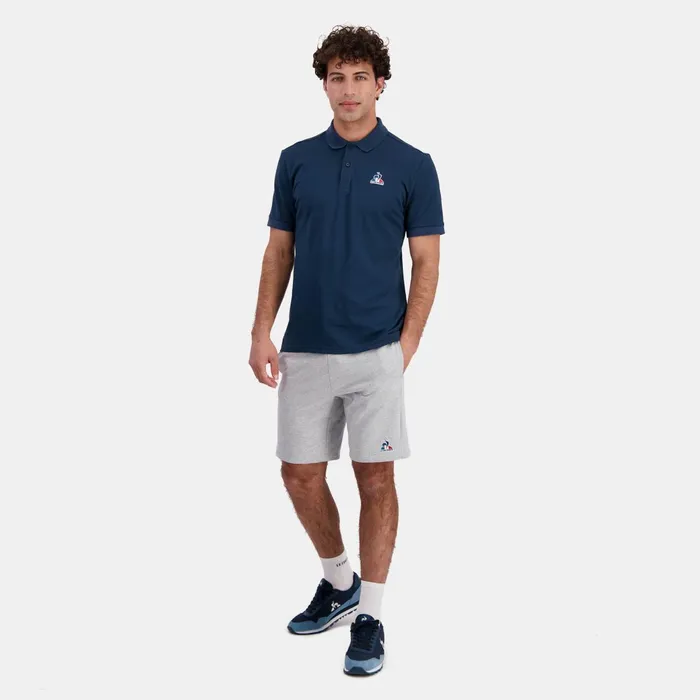 Le Coq Sportif Essentiels Short Homme Gris Chin Clair Men Shorts