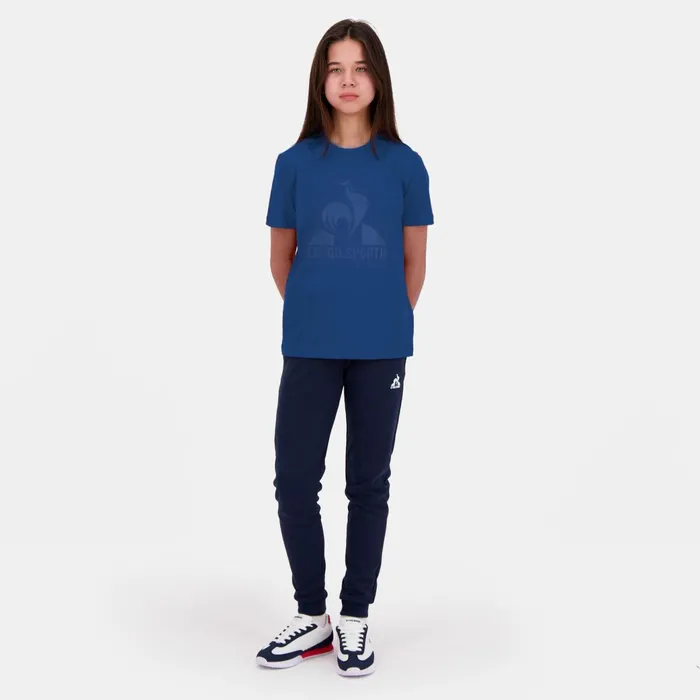 Le Coq Sportif Essentiels Tshirt Enfant Bleu Perf Kids Tshirts