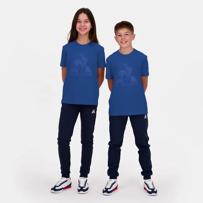 Le Coq Sportif Essentiels Tshirt Enfant Bleu Perf Kids Tshirts