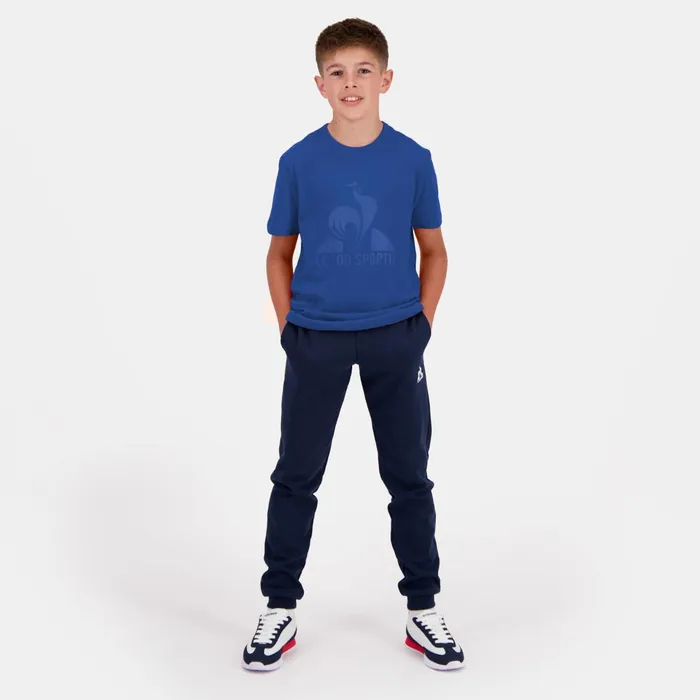 Le Coq Sportif Essentiels Tshirt Enfant Bleu Perf Kids Tshirts