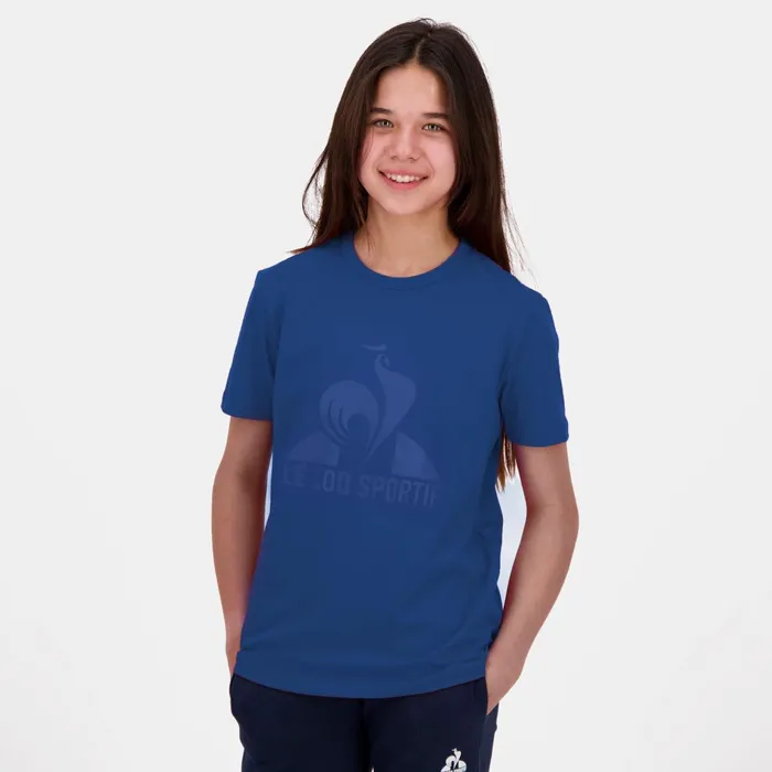 Le Coq Sportif Essentiels Tshirt Enfant Bleu Perf Kids Tshirts
