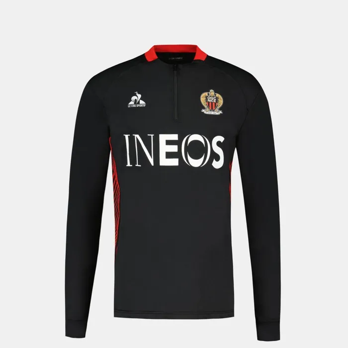 Le Coq Sportif OGC Nice 8211 Training Resistance Sweatshirt Black Men Sweatshirts Le Coq Sportif OGC Nice 8211 Training Resistance Sweatshirt Black Men Sweatshirts