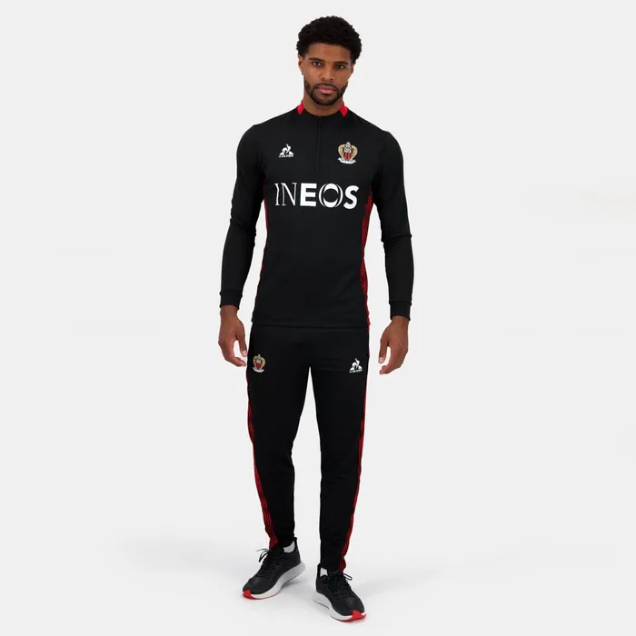 Le Coq Sportif OGC Nice 8211 Training Resistance Sweatshirt Black Men Sweatshirts Le Coq Sportif OGC Nice 8211 Training Resistance Sweatshirt Black Men Sweatshirts
