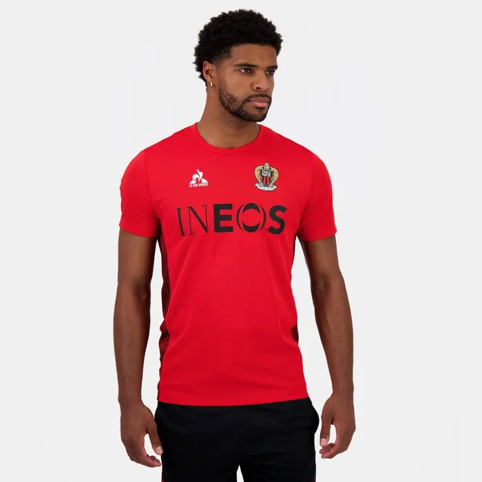 Le Coq Sportif OGC Nice 8211 Training Resistance TShirt Red N Men Tshirts And Tops