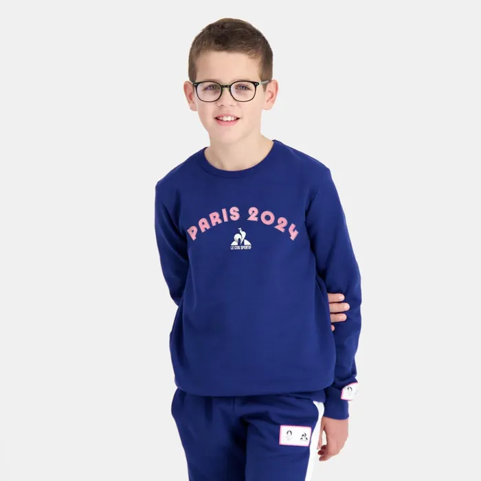 Le Coq Sportif Paris 2024 RoundNeck Sweatshirtshirt Kids Kids Sweatshirts And Hoodies Le Coq Sportif Paris 2024 RoundNeck Sweatshirtshirt Kids Kids Sweatshirts And Hoodies