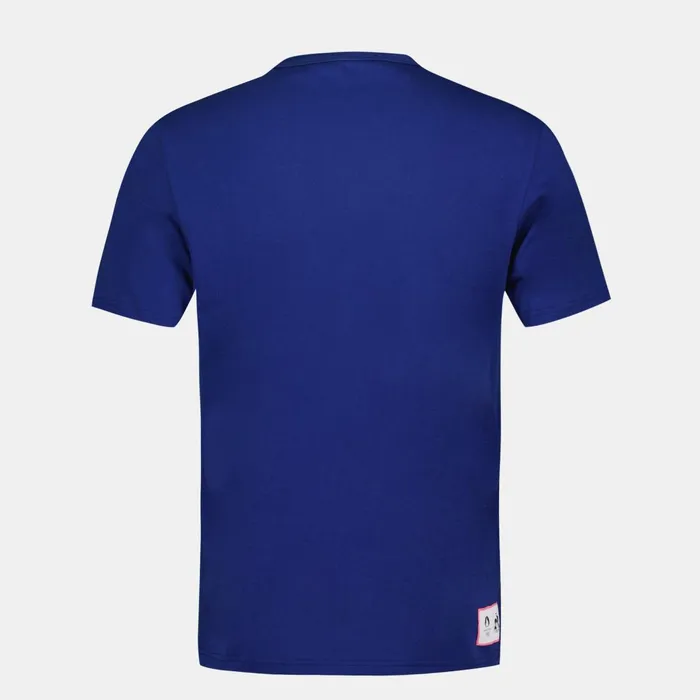 Le Coq Sportif Paris 2024 TShirt Blue Depths Men Tshirts And Tops
