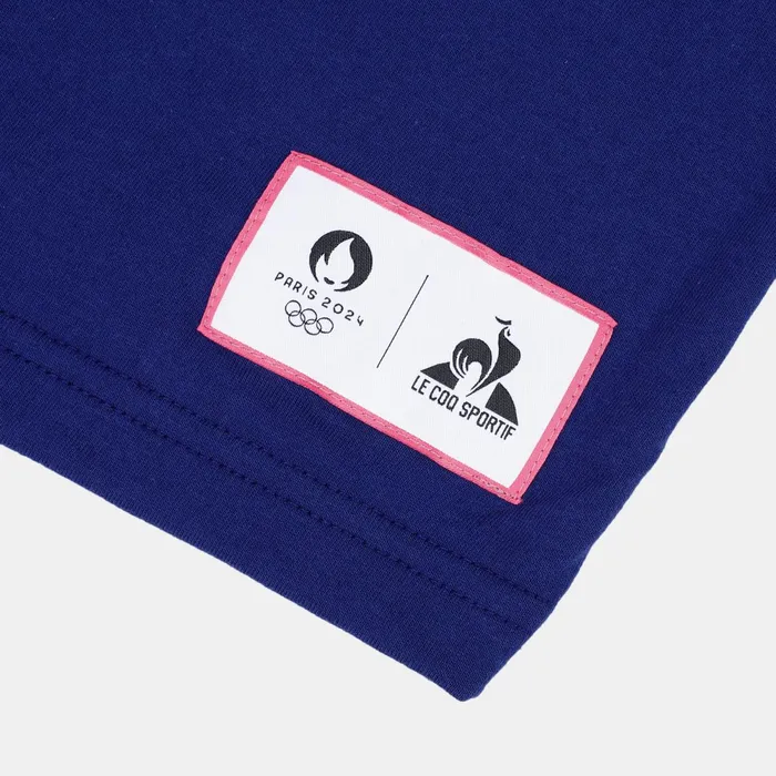 Le Coq Sportif Paris 2024 TShirt Blue Depths Men Tshirts And Tops