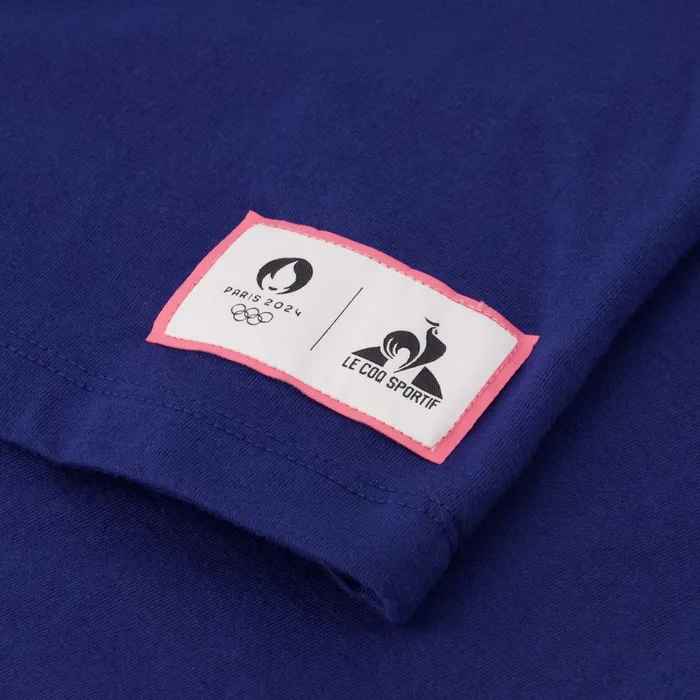 Le Coq Sportif Paris 2024 TShirt Blue Depths Men Tshirts And Tops