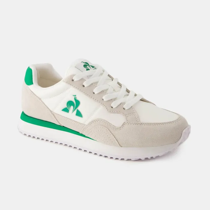 Le Coq Sportif Shoes JET STAR2 Optical Whitejolly Green Men Trainers And Sneakers Le Coq Sportif Shoes JET STAR2 Optical Whitejolly Green Men Trainers And Sneakers