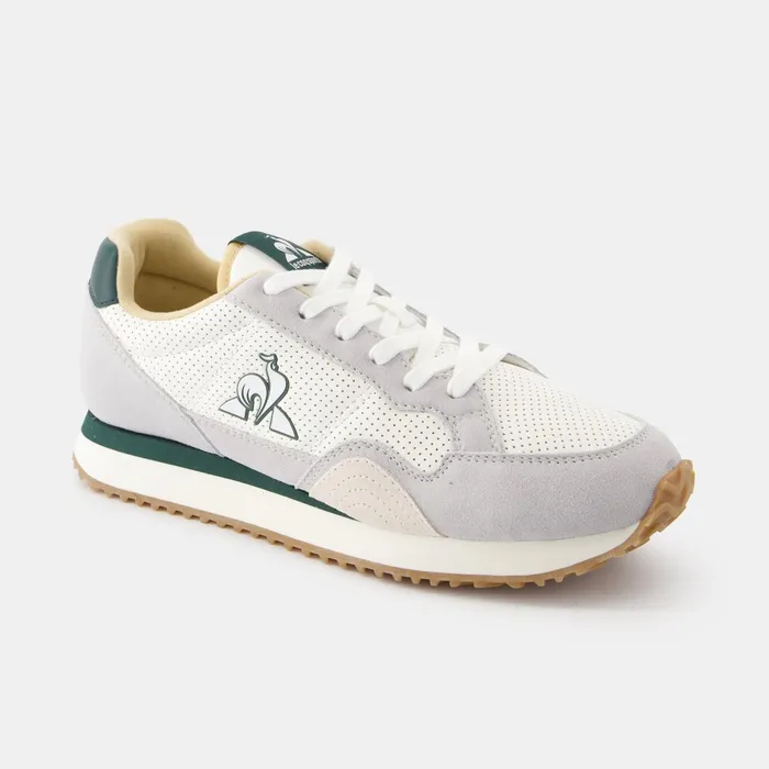 Le Coq Sportif Shoes JET STAR2 Optical Whitetrekking Green Men Trainers And Sneakers Le Coq Sportif Shoes JET STAR2 Optical Whitetrekking Green Men Trainers And Sneakers