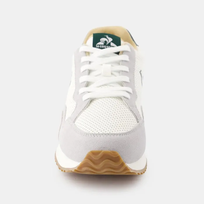 Le Coq Sportif Shoes JET STAR2 Optical Whitetrekking Green Men Trainers And Sneakers Le Coq Sportif Shoes JET STAR2 Optical Whitetrekking Green Men Trainers And Sneakers
