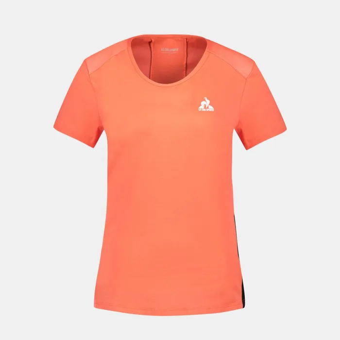 Le Coq Sportif TShirt Orange Perfblack Women Tshirts Polos Shirts And Tops