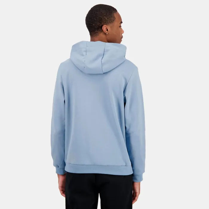 Le Coq Sportif Ton Sur Ton Hoodie Faded Denim Men Sweatshirts