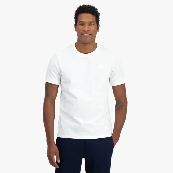 Le Coq Sportif Ton Sur Ton TShirt New Optical White Men Tshirts And Tops