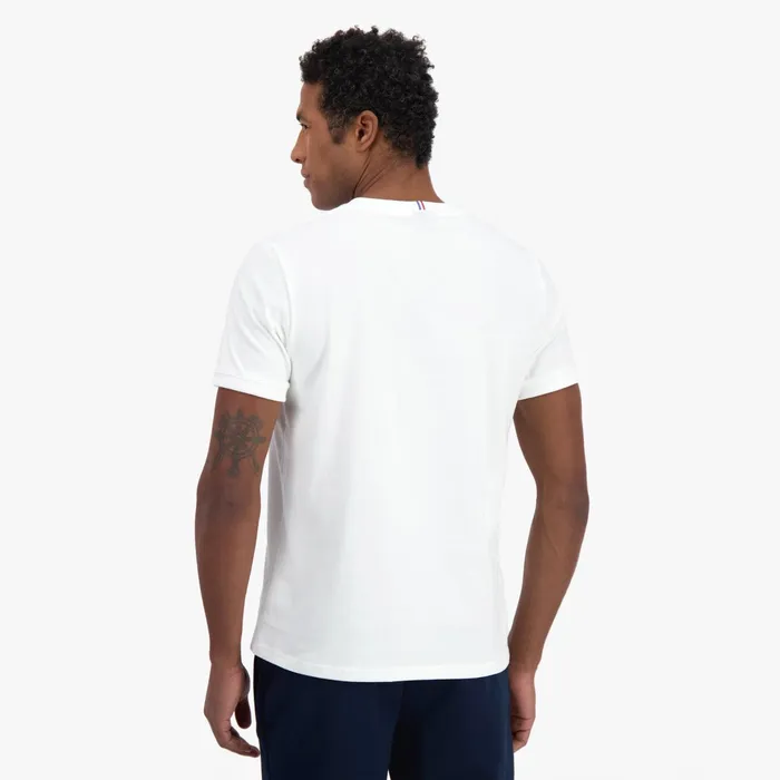 Le Coq Sportif Ton Sur Ton TShirt New Optical White Men Tshirts And Tops