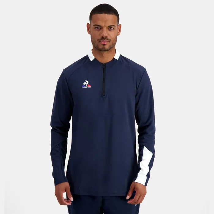 Le Coq Sportif Training Sweatshirt Dress Blues Men Sweatshirts