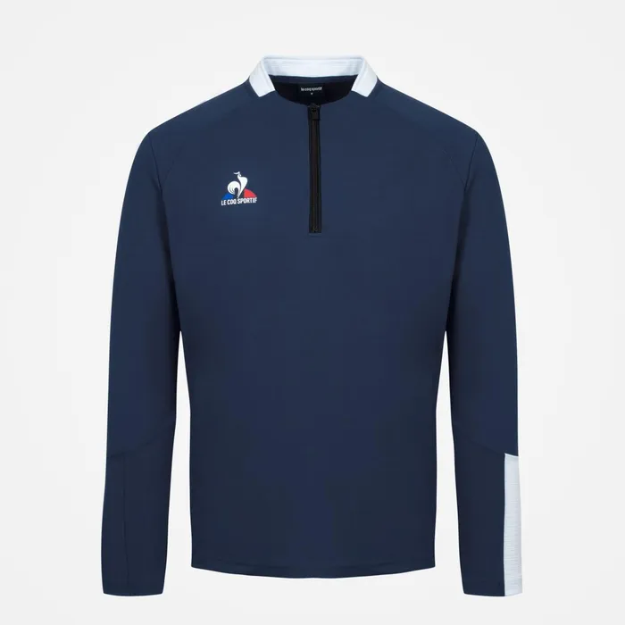 Le Coq Sportif Training Sweatshirt Dress Blues Men Sweatshirts