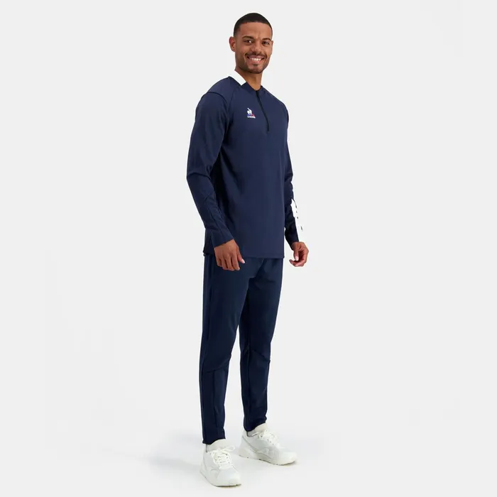 Le Coq Sportif Training Sweatshirt Dress Blues Men Sweatshirts