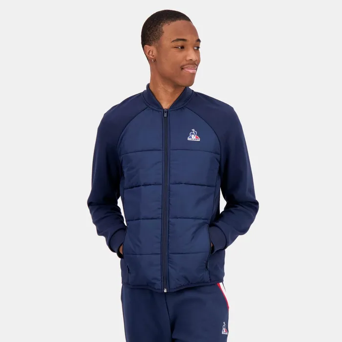 Le Coq Sportif Tricolore Sweat Zipp Capuche Homme Men Sweatshirts