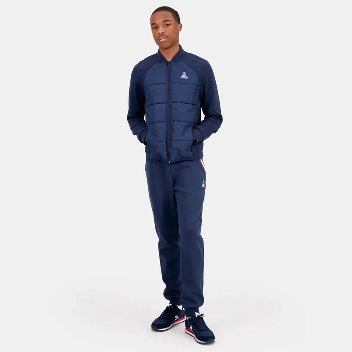 Le Coq Sportif Tricolore Sweat Zipp Capuche Homme Men Sweatshirts