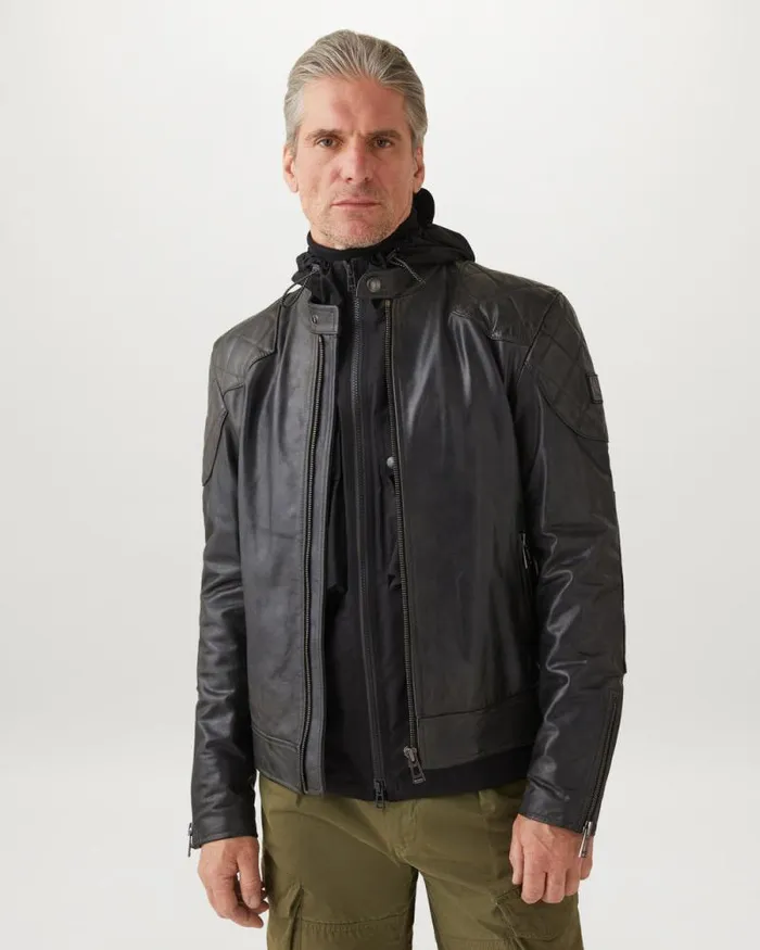 Leather Jackets Men Belstaff Outlaw Jacket Black Leather Jackets Men Belstaff Outlaw Jacket Black