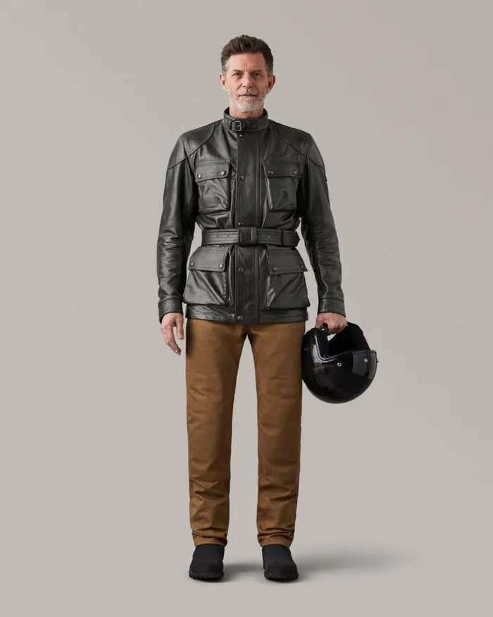 Leather Jackets Men Belstaff Trialmaster Motorcycle Jacket Antique Black Leather Jackets Men Belstaff Trialmaster Motorcycle Jacket Antique Black