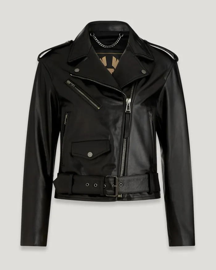 Leather Jackets Women Belstaff Renegade Jacket Black