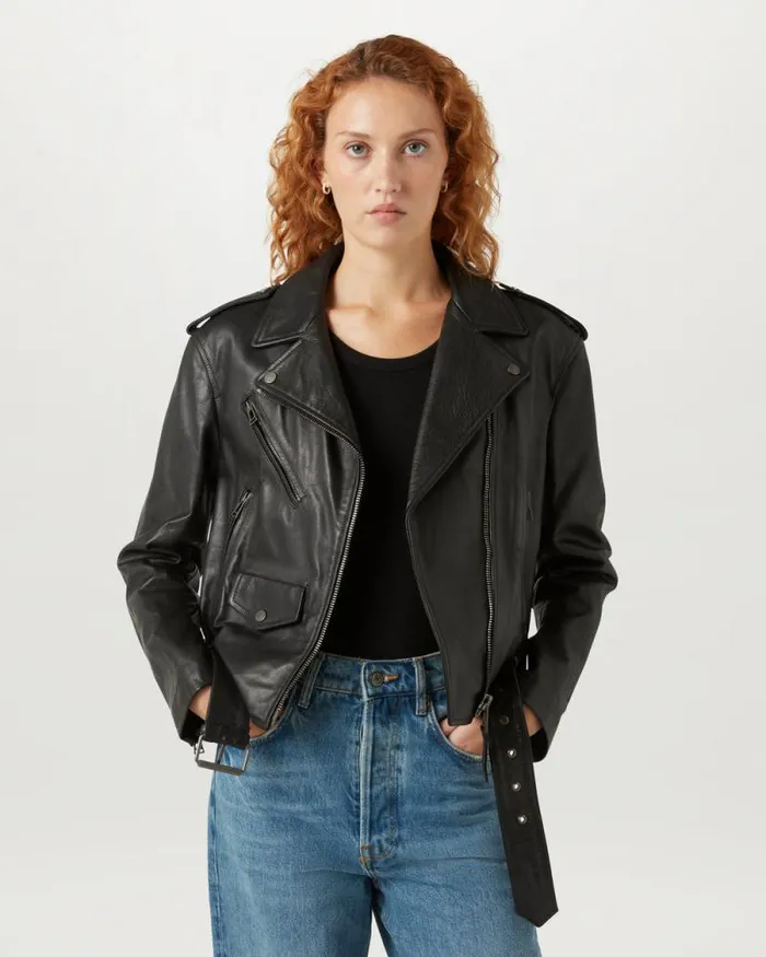 Leather Jackets Women Belstaff Renegade Jacket Black Leather Jackets Women Belstaff Renegade Jacket Black