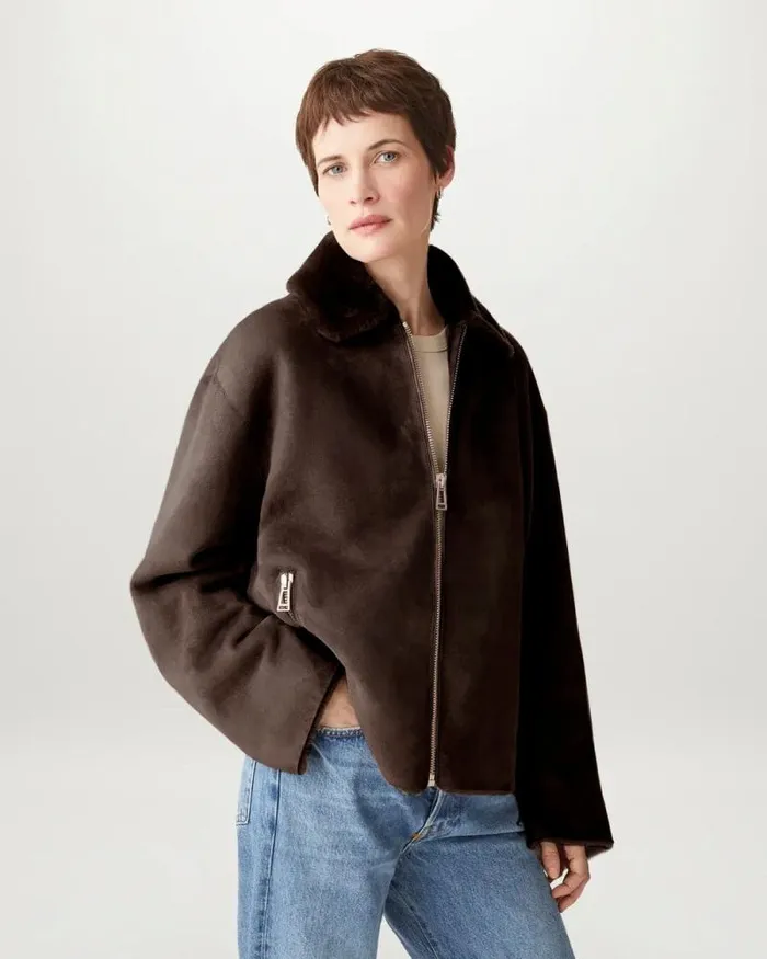 Leather Jackets Women Belstaff Solder Jacket Chestnut Leather Jackets Women Belstaff Solder Jacket Chestnut