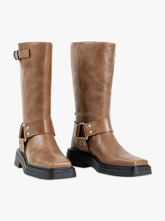 Lisa Says Gah Shoes Women Eyra Buckle Boot Oak Lisa Says Gah Shoes Women Eyra Buckle Boot Oak