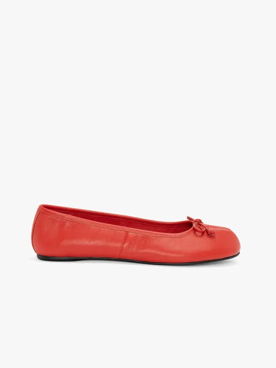 Lisa Says Gah Shoes Women Mason Ballet Flat Red
